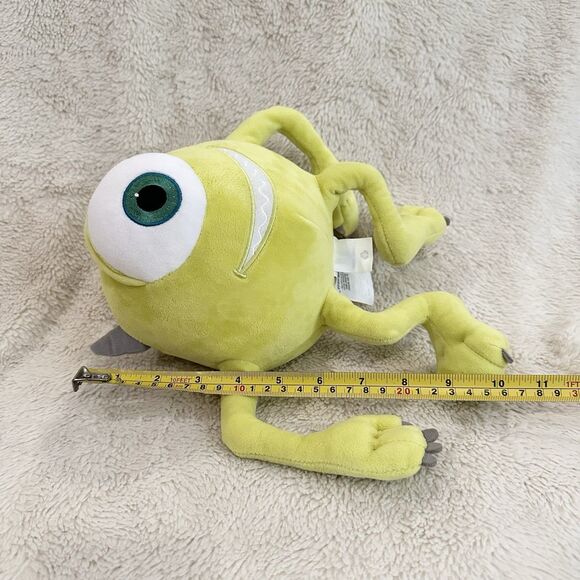 Disney Store Pixar Monsters Inc Mike Wazowski 10” Plush Stuffed Animal - Picture 4 of 4